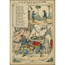 Le rat des villes et le rat des champs : fable de Lafontaine