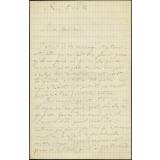 Lettre de Michel Bréal, directeur à l'Ecole des Hautes Etudes, à Armand du Mesnil, conseiller d'Etat, le 5 novembre 1882