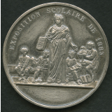 Médaille de l'exposition scolaire de Troyes, 1883
