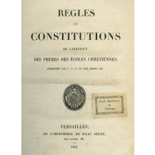 Règles et constitutions de l'Institut des Frères des écoles chrétiennes
