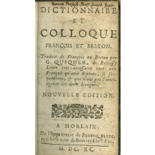 Dictionnaire et colloque françois et breton