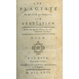 Les plagiats de M. J.J.R. de Genève sur l'éducation