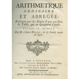Arithmétique ordinaire et abrégée