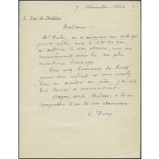 Lettre de Victor Duruy 