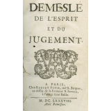 Demeslé de l'esprit et du jugement