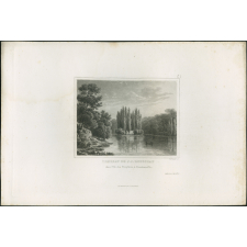 Tombeau de J. J. Rousseau dans l'Ile des Peupliers, à Ermenonville
