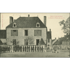 La Mairie et l'École de Garçons, Mailly-le-Château