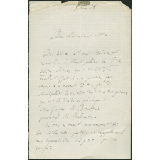 Lettre de Michel Bréal, directeur à l'Ecole des Hautes Etudes, à Armand du Mesnil, directeur de l’Enseignement supérieur au Ministère de l'Instruction publique, le 9 mai 1878