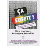 Ca suffit ! je m'engage contre les violences homophobes et transphobes.
Dans mon lycée, tous égaux, tous alliés