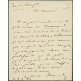 Lettre d'André Theuriet