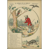 Le renard et le corbeau : fable de Lafontaine