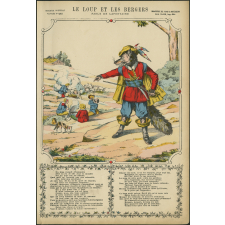 Le loup et les bergers : fable de Lafontaine