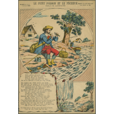 Le petit poisson et le pêcheur  : fable de Lafontaine