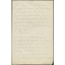 Lettre de Michel Bréal, directeur à l'Ecole des Hautes Etudes, à Armand du Mesnil, directeur de l’Enseignement supérieur au Ministère de l'Instruction publique puis conseiller d'Etat