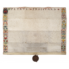 Diplôme de Petrus Froissard
