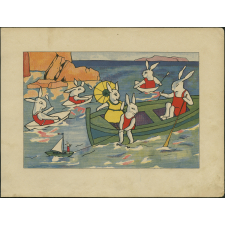 Les Six petits lapins à la mer