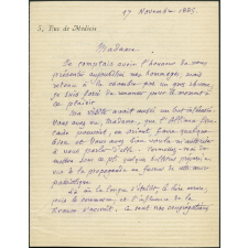 Lettre de Victor Duruy