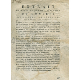 Extrait du registre des délibérations du Conseil du District de Vézelise