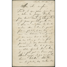 Lettre de Jules Valles à propos de son ouvrage L'Enfant