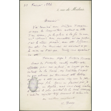 Lettre de Victor Duruy 
