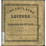 Vocabulaire de lecture