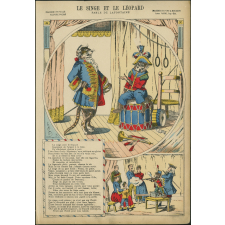 Le singe et le léopard : fable de Lafontaine