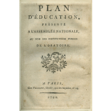 Plan d'éducation présenté à l'Assemblée nationale, au nom des instituteurs publics de l'Oratoire