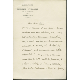 Lettre d'Alfred Binet à Lucien Descaves