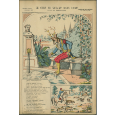 Le cerf se voyant dans l'eau : fable de Lafontaine