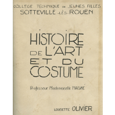 Cahier d'histoire de l'art et du costume