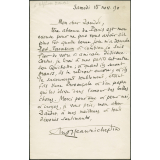 Lettre de Jean Richepin à Alphonse Daudet