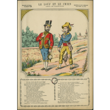 Le loup et le chien : fable de Lafontaine