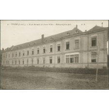 École Normale de Jeunes Fille, Tours (I.-et-L.) : Bâtiment principal