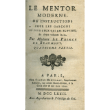 Le mentor moderne ou instructions pour les garçons et pour ceux qui les élèvent en douze volumes in-12. Quatrième partie. Cinquième partie
 