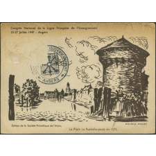 Congrès national de la Ligue Française de l'Enseignement, 23-27 juillet 1947, Angers : La Place de La Rochefoucauld en 1575