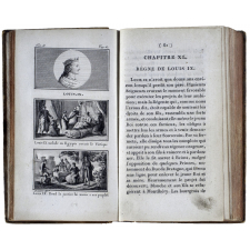 Abrégé de l'histoire de France depuis Clovis, jusques y compris le règne de Louis XVI ; orné de 186 sujets historiques et portraits, gravés en taille-douce. Tome premier.