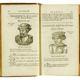 Instruction sur l'Histoire de France et Romaine suivie d'un Abrégé de Géographie, de l'Histoire Poétique, des Métamorphoses d'Ovide et d'un Recueil de Proverbes et Bons Mots avec les Portraits de nos Rois. Tome premier et second.