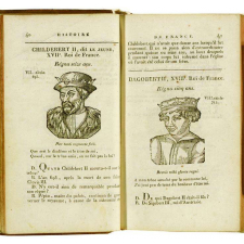 Instruction sur l'Histoire de France et Romaine suivie d'un Abrégé de Géographie, de l'Histoire Poétique, des Métamorphoses d'Ovide et d'un Recueil de Proverbes et Bons Mots avec les Portraits de nos Rois. Tome premier et second.