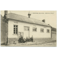 2 - Contoire (Somme) - Mairie et École.