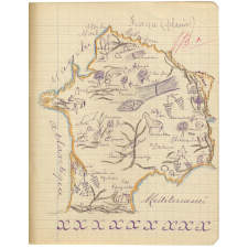 Cahier de Cartes et écriture.