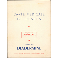 Carte médicale de pesées