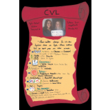 Affiche de profession de foi des élections au Conseil de la Vie Lycéenne (CVL) au lycée Jeanne d'Arc de Rouen