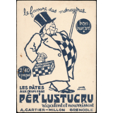 Buvard publicitaire. Pèr' Lustucru. Le favori des ménagères.