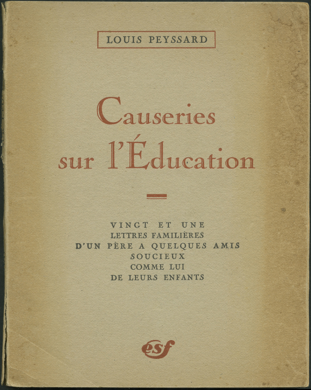 Causeries sur l'éducation