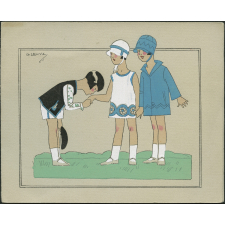 Invitation à la présentation d'une collection de vêtements d'enfants
