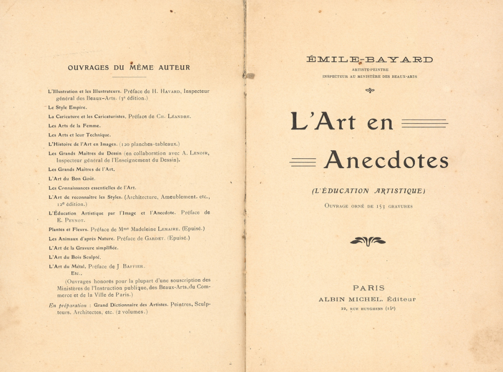 L'Art en Anecdotes (L'Éducation artistique)
