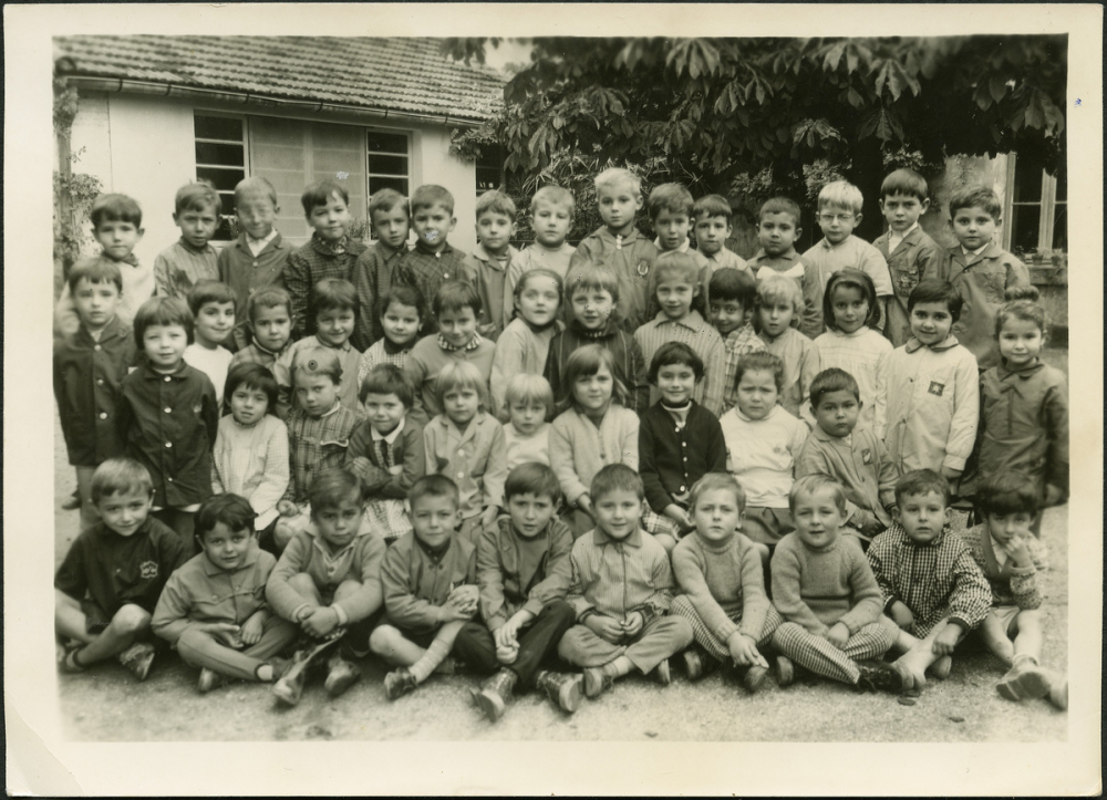 Ecole communale de garçons, Cuers : photographie de classe