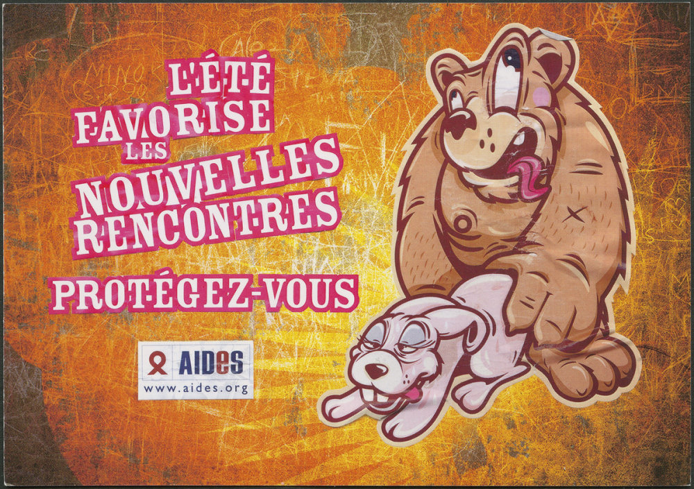 L'été favorise les nouvelles rencontres, protégez-vous [ours et lapin]