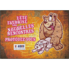 L'été favorise les nouvelles rencontres, protégez-vous [ours et lapin]