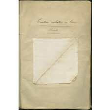 Cahier de couture